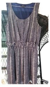 Madewell silk blue dress